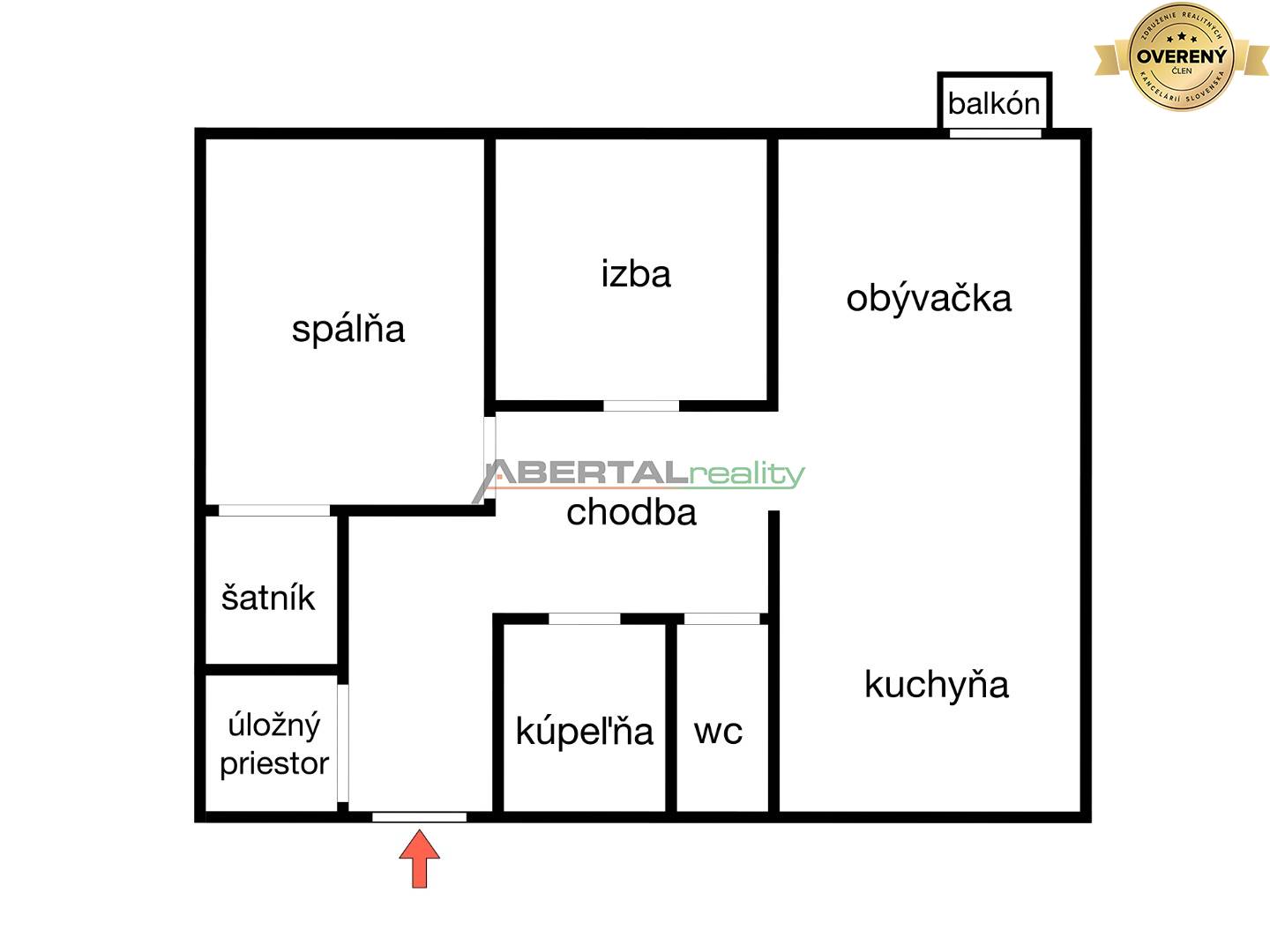 Two bedroom apartment, Líščie nivy, Rent, Bratislava - Ružinov, Slovak