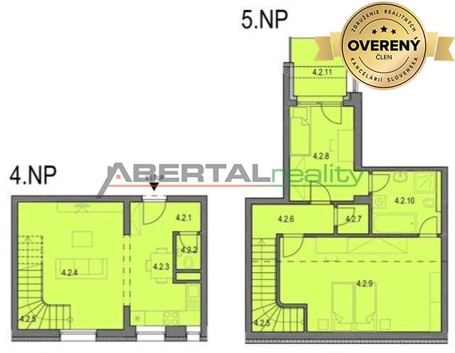 Sale Two bedroom apartment, Two bedroom apartment, Cukrová, Bratislava