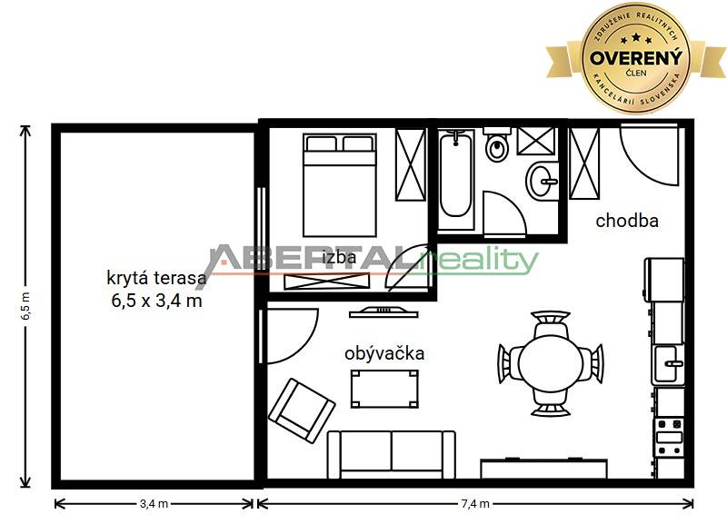 Rent One bedroom apartment, One bedroom apartment, Bystrická, Bratisla