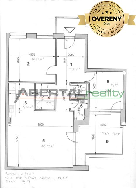 Rent Two bedroom apartment, Two bedroom apartment, Hrachová, Bratislav